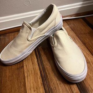 Canvas slip on vans size women’s 9 men’s 7.5